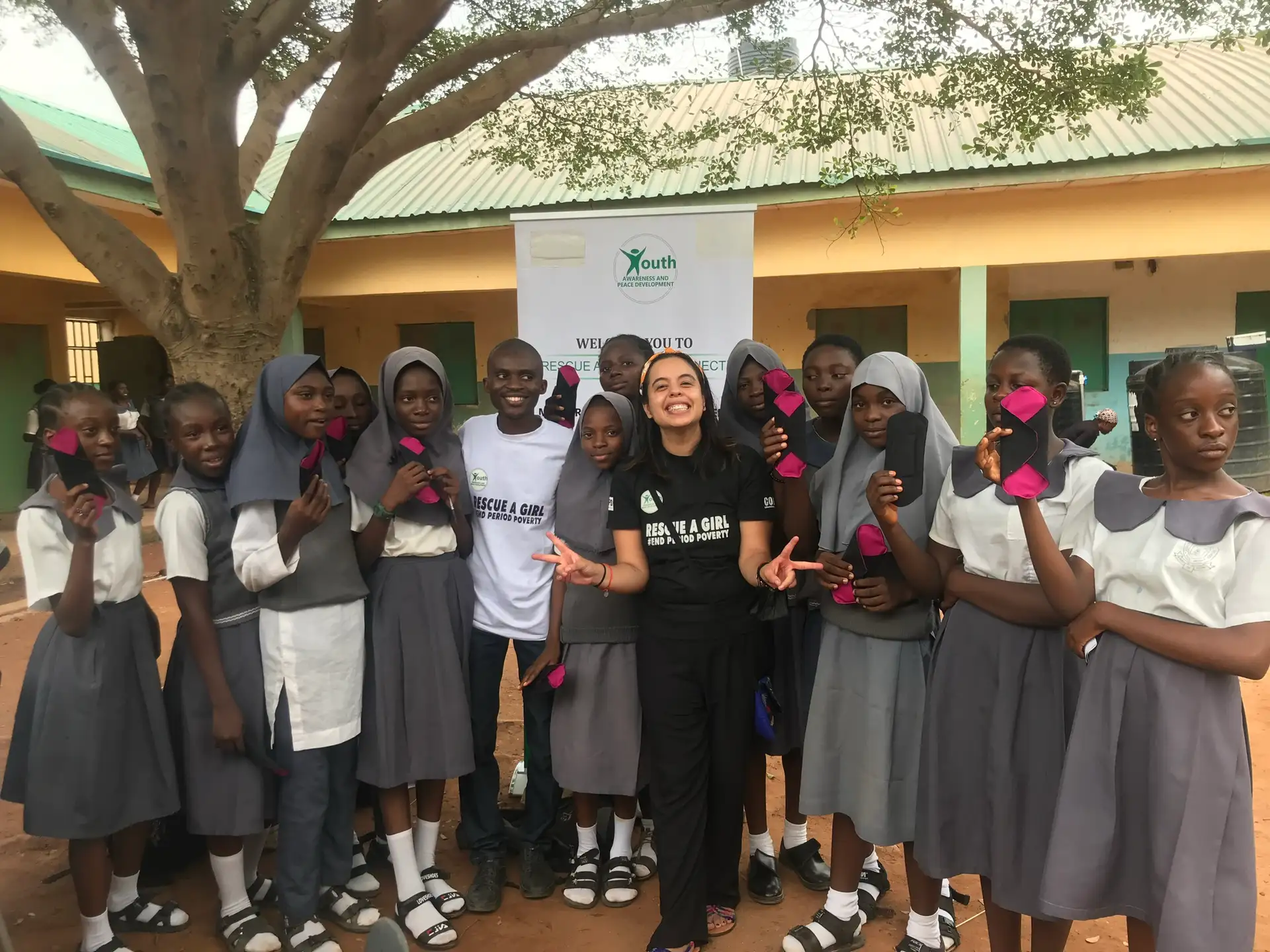 Rescue A Girl Initiative session with schoolgirls