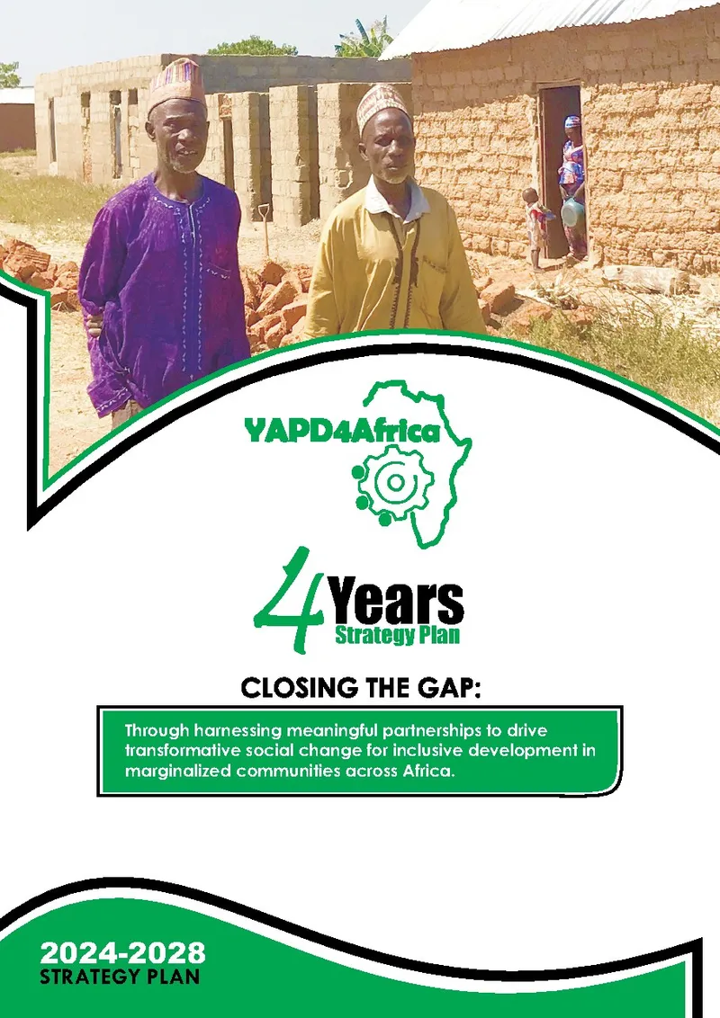 Cover of the YAPD4Africa 2024-2028 Strategic Plan