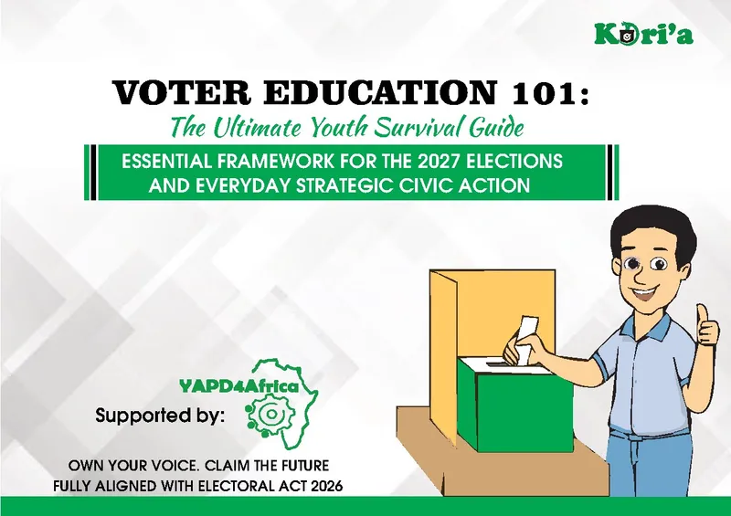 Cover of Voter Education 101 by Kuri'a Nigeria
